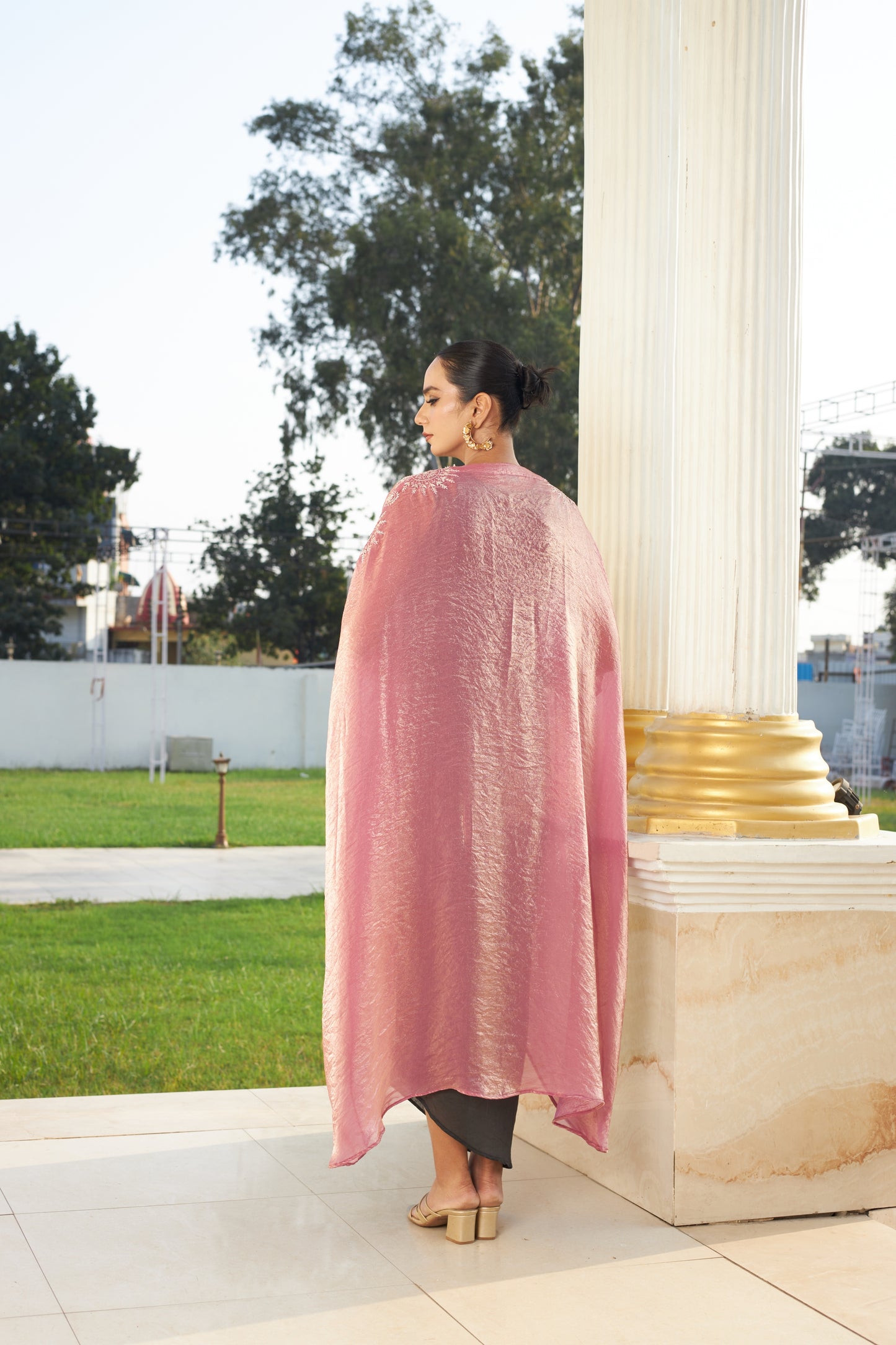 Meher Musing Dress & Shrug Set