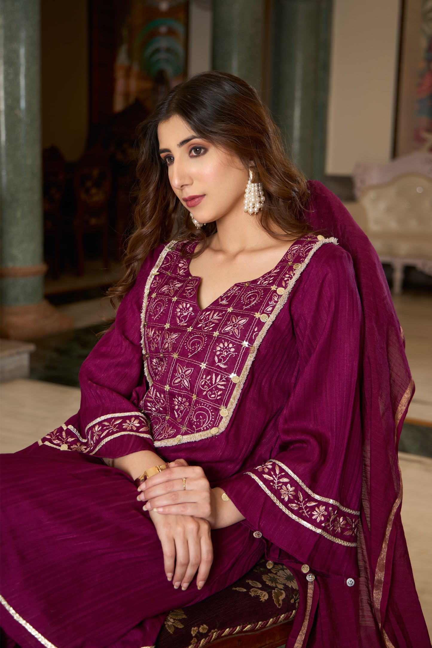 Razzmatazz Chikankari Kurta Set - Set of 2
