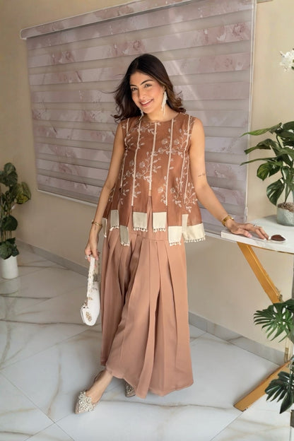 Sohini Brown Coord Set - of 2