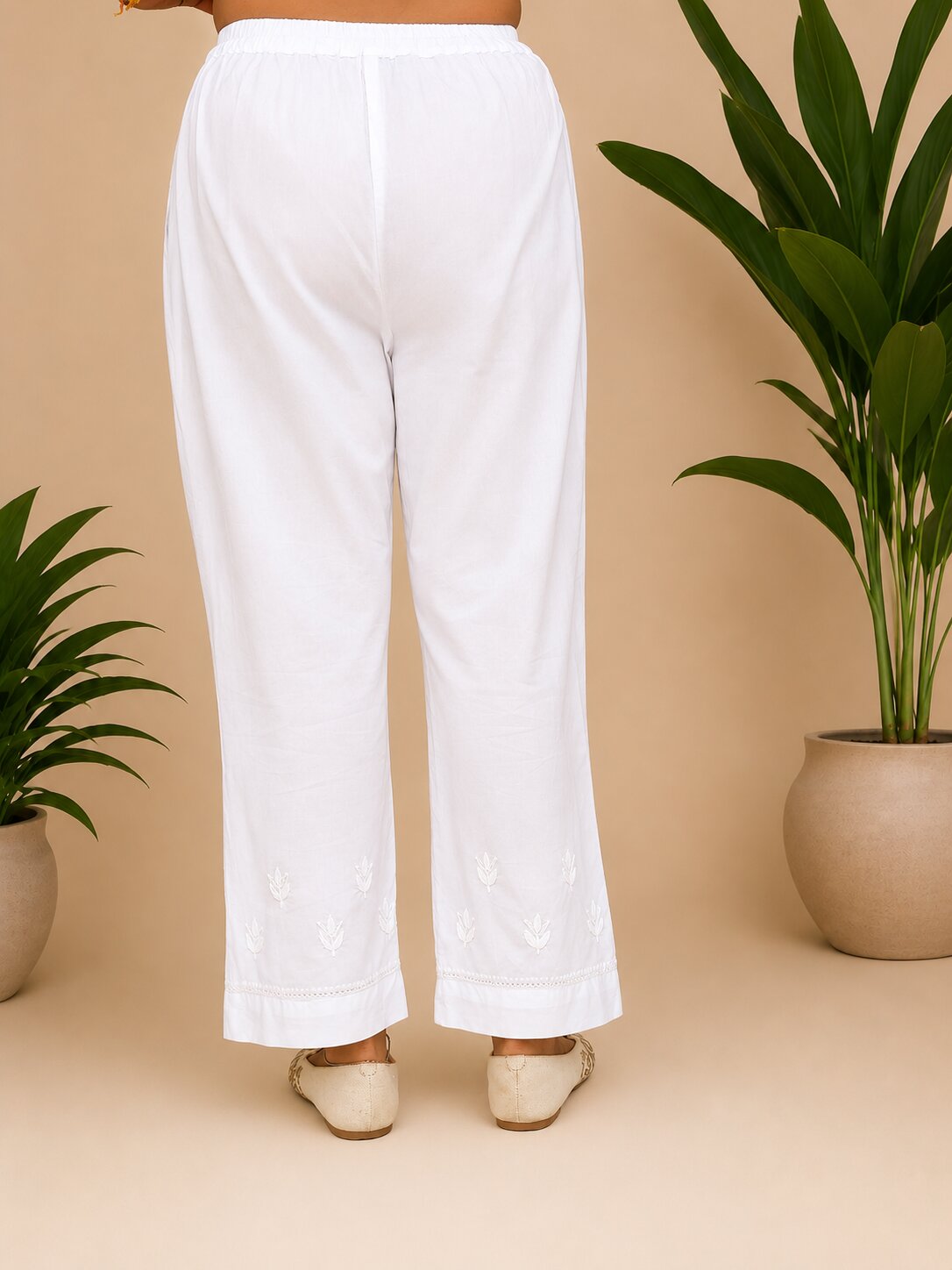 Sand Cotton Chikankari Kurta Set