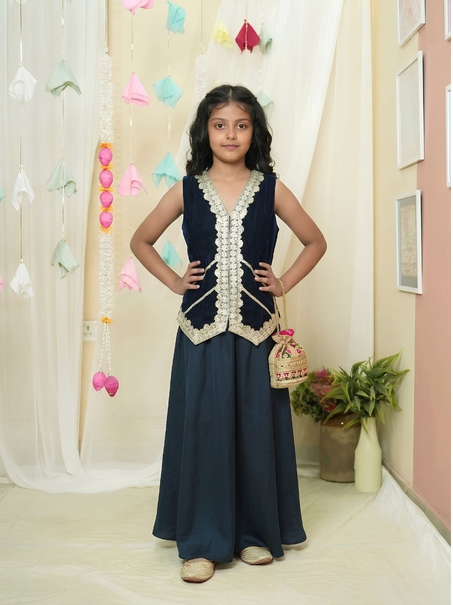 Girl's Teal Gotawork Coord set