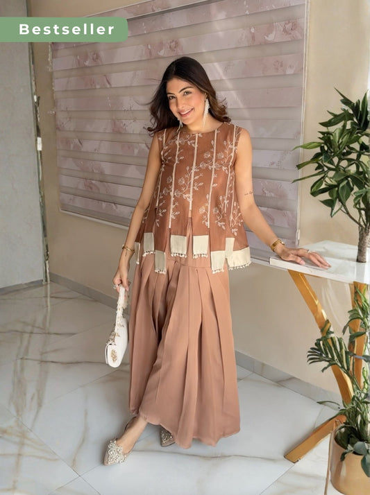 Sohini Brown Coord Set - of 2