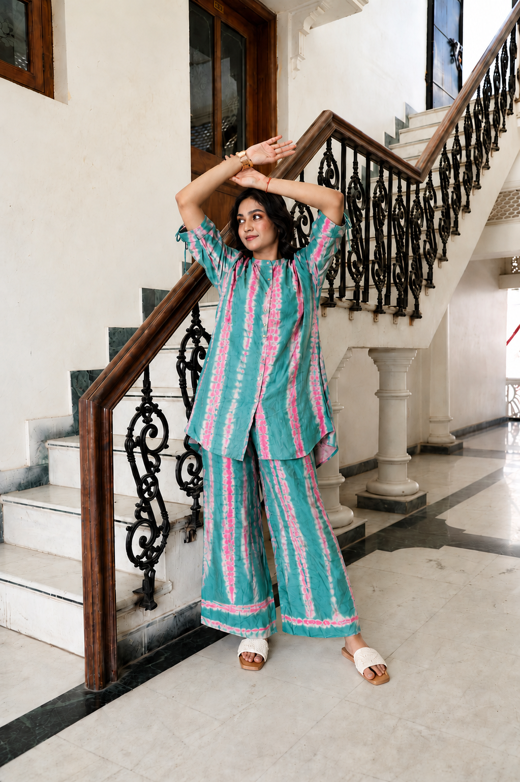 Tidal Petal Tiedye Coord Set - Set of 2