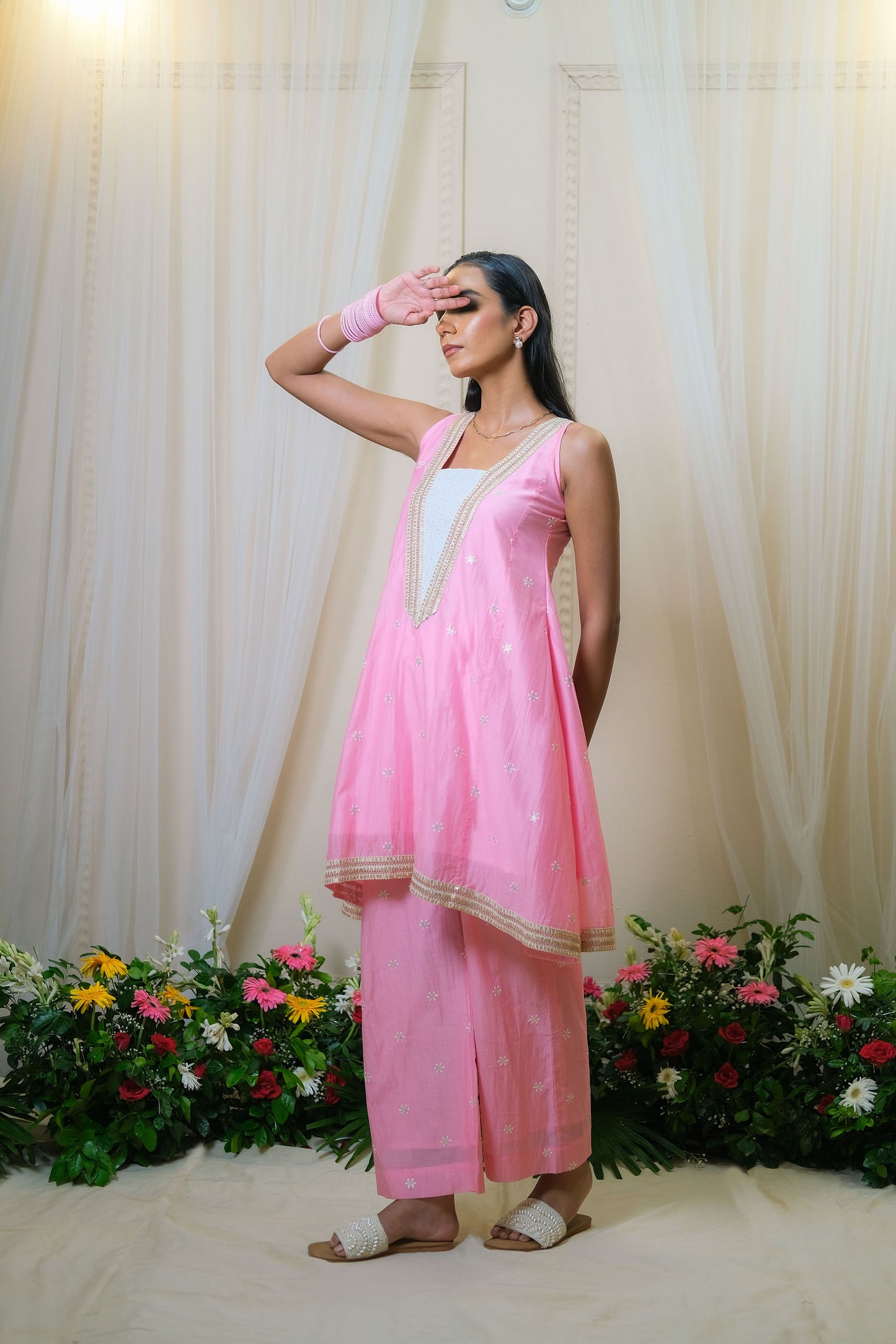 Itra Pink Kurta Set - of 2