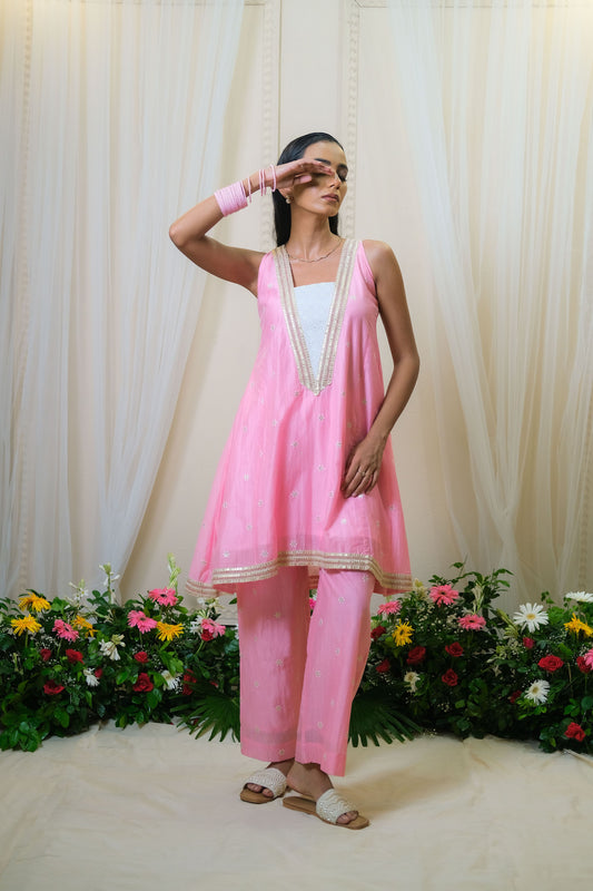 Itra Pink Kurta Set - of 2
