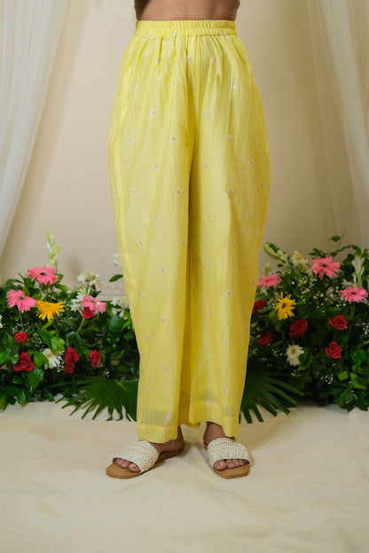 Itra Lemon Yellow Kurta Set - of 2