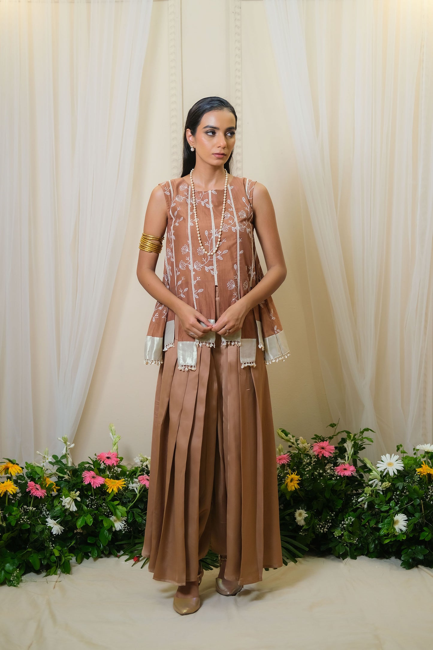 Sohini Brown Coord Set - of 2