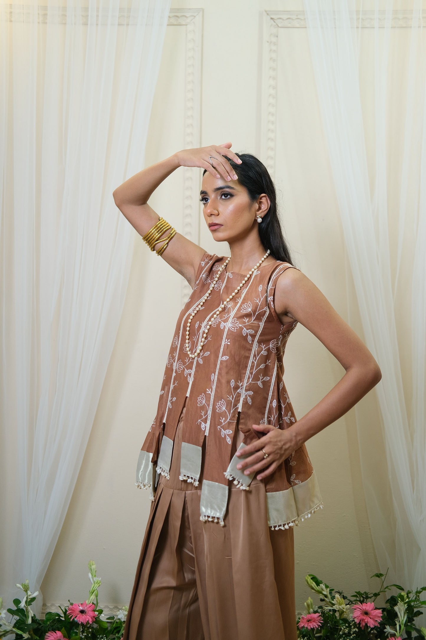 Sohini Brown Coord Set - of 2