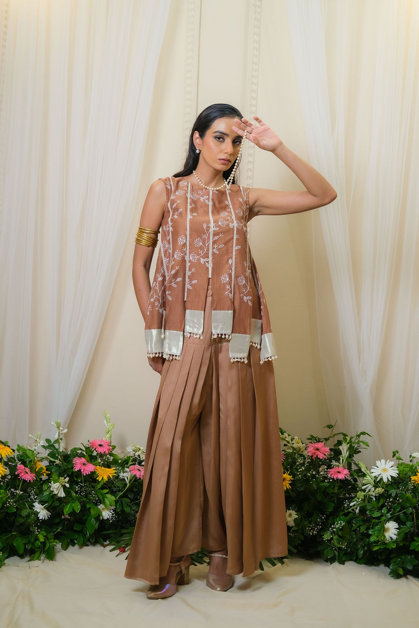 Sohini Brown Coord Set - of 2