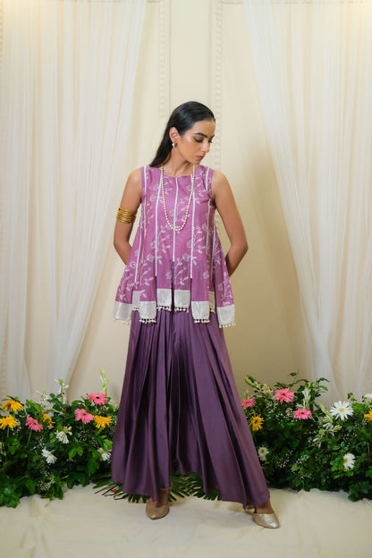 Sohini Purple Coord Set - of 2