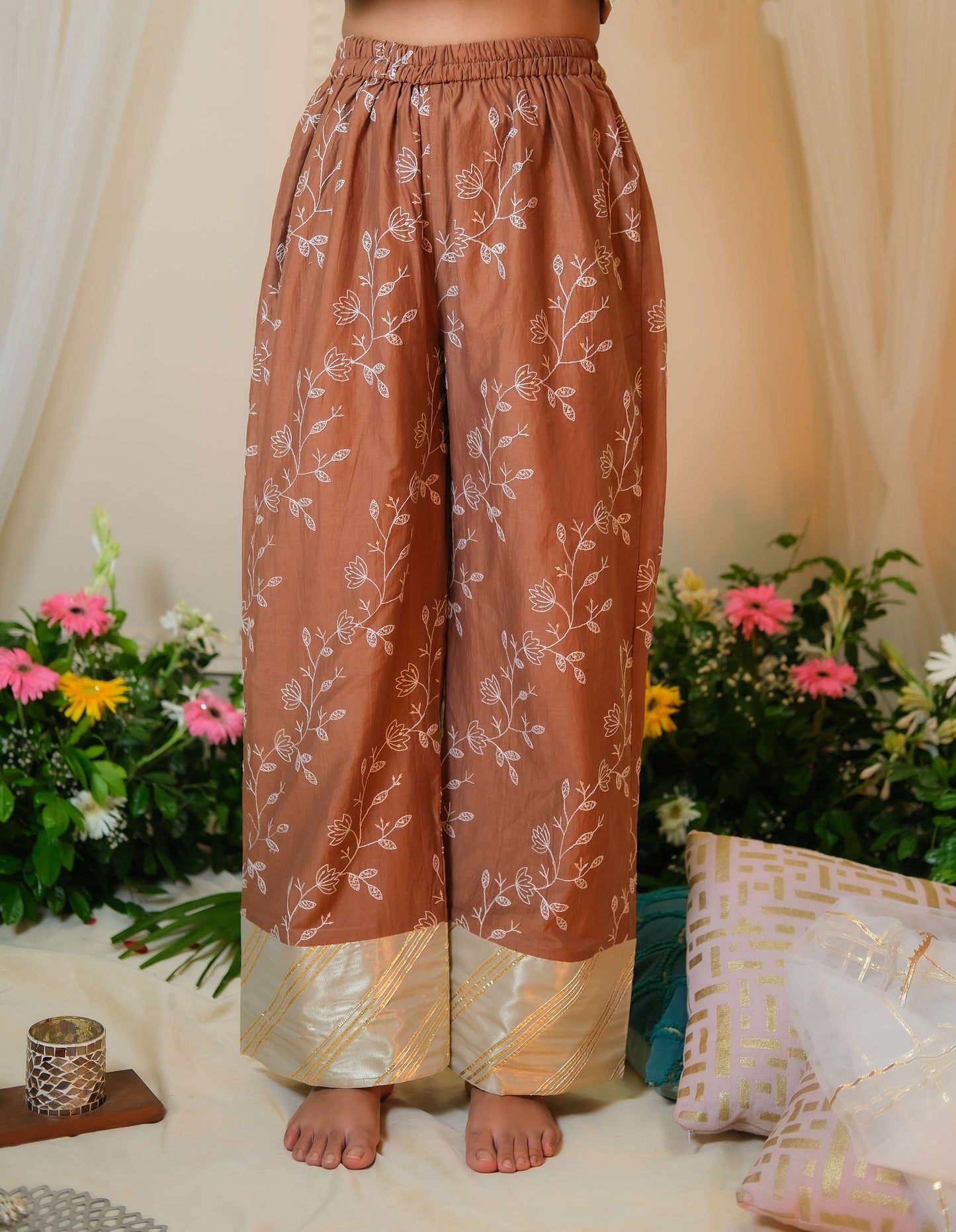 Chandrika Brown Kurta Set - of 3