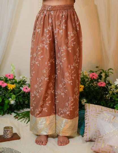 Chandrika Brown Kurta Set - of 3