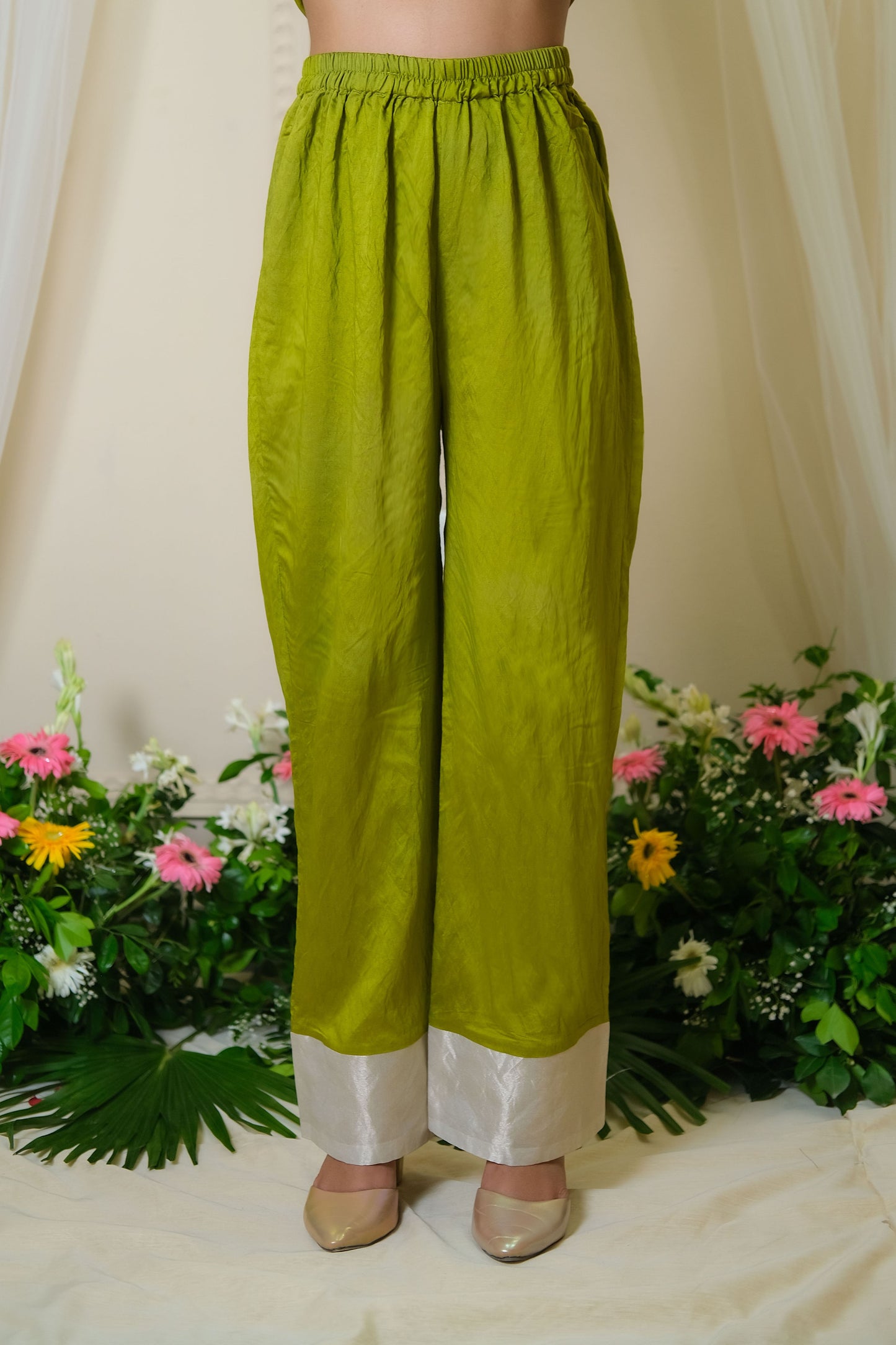 Panna Green Anarkali Set - of 3
