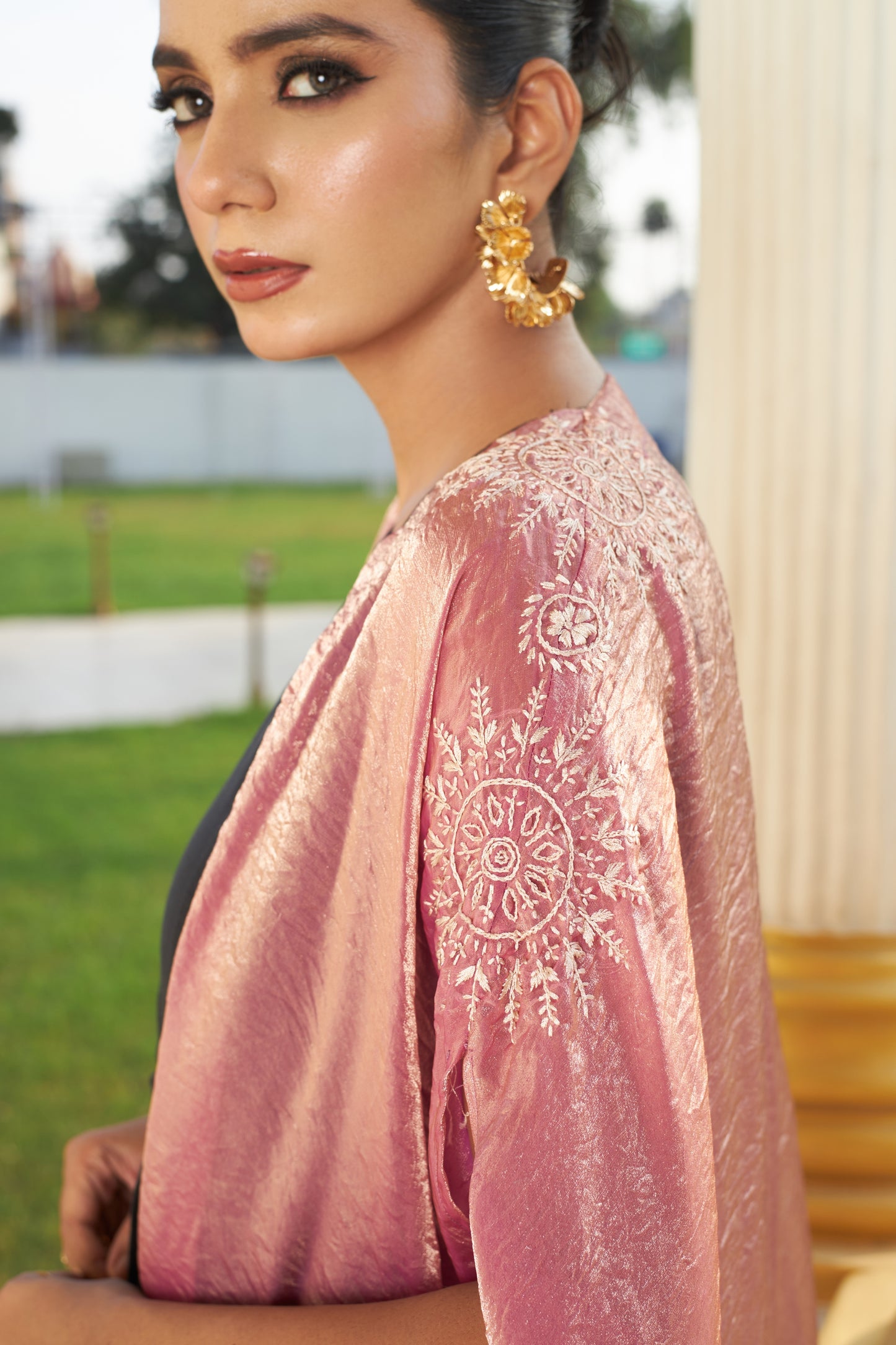 Meher Musing Dress & Shrug Set
