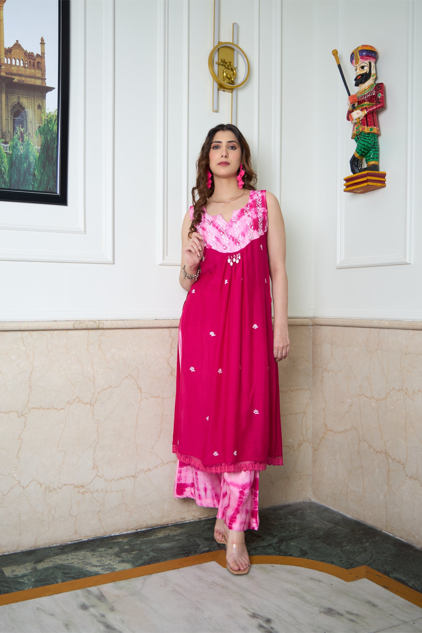 Peony Kurta Set - Set of 2