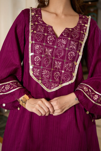 Razzmatazz Chikankari Kurta Set - Set of 2