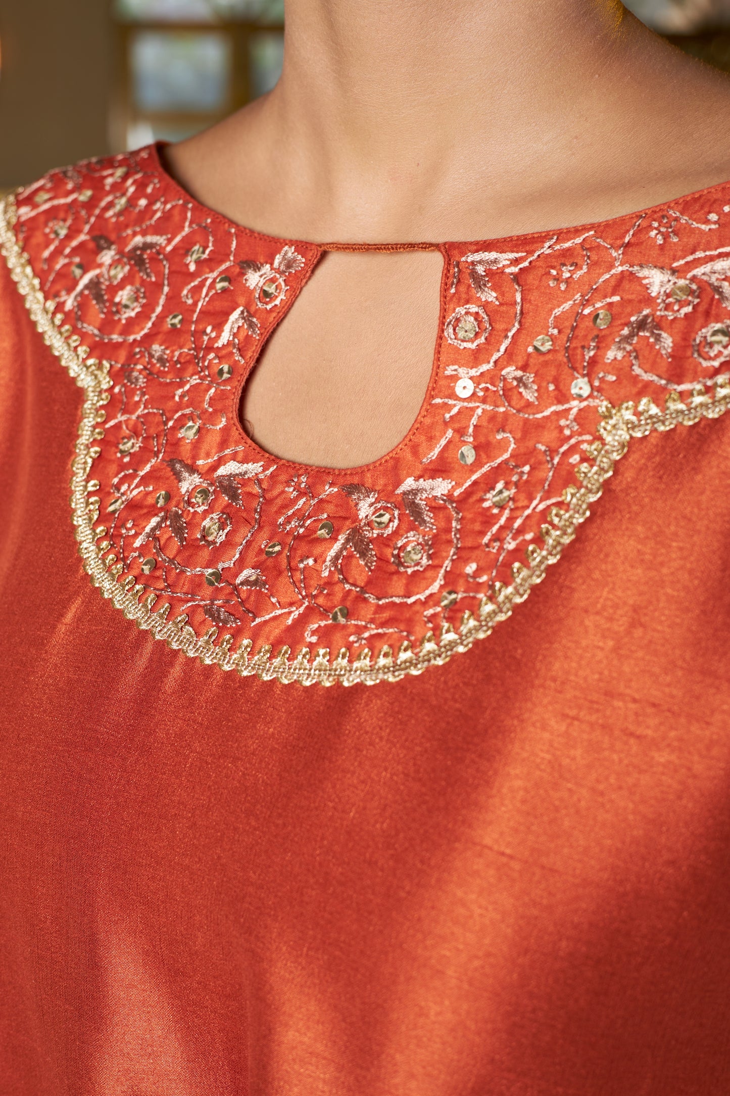 Amber Aura Kurta Set- Set of 2